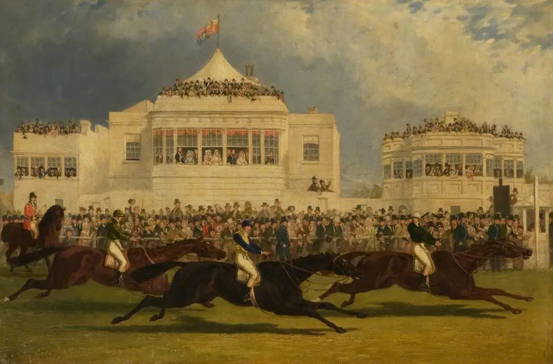 Kilpailu Venäjän keisarikunnan cupin voitosta Ascotissa, 1845 - John Frederick Herring, Sr.