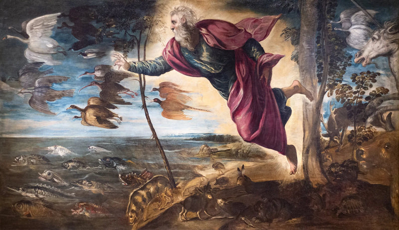Eläinten luominen - Jacopo Tintoretto