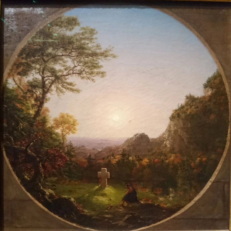 Risti yksinäisyydessä - Thomas Cole