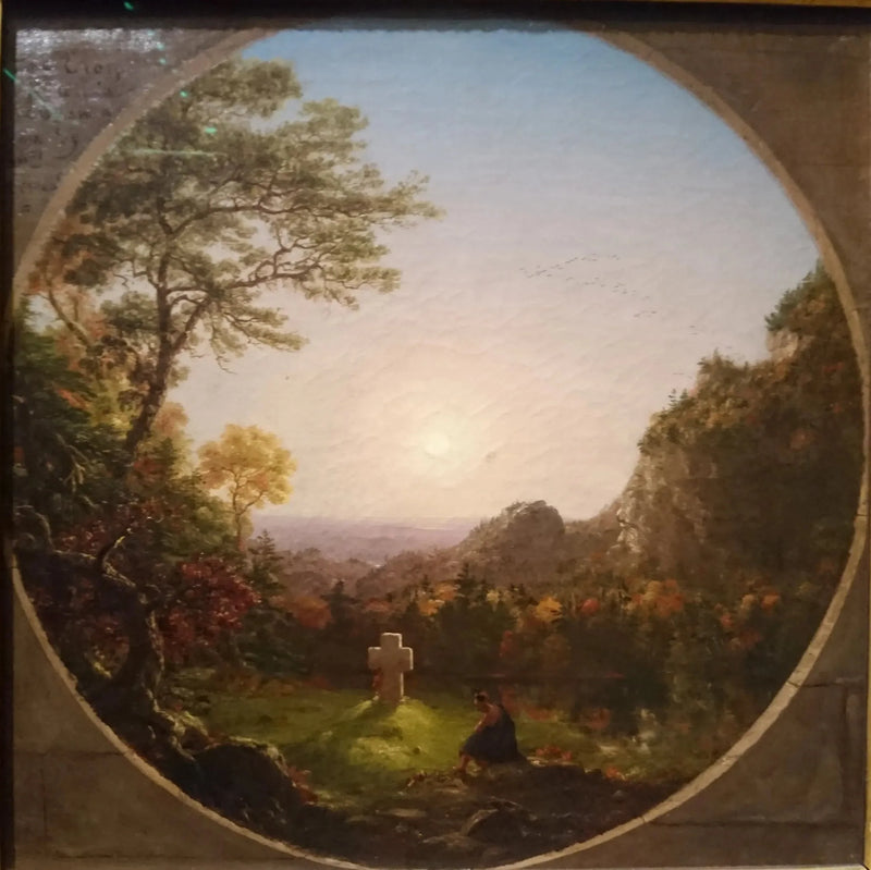 Risti yksinäisyydessä - Thomas Cole