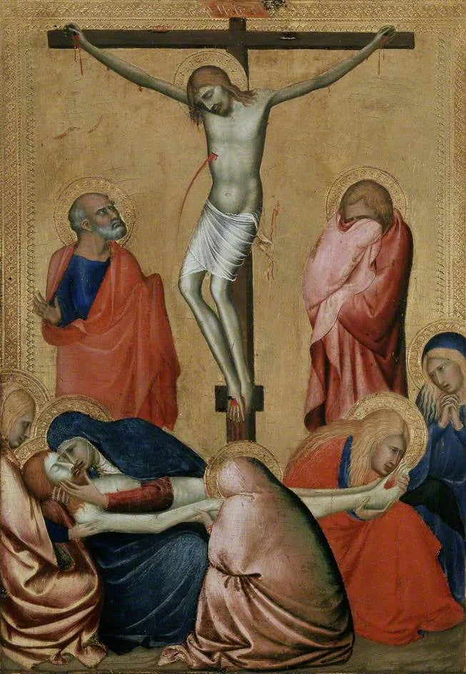Ristiinnaulitseminen ja itkumuoto - Barna da Siena
