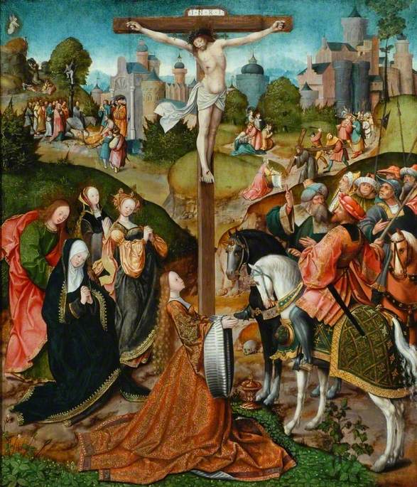 Ristiinnaulitseminen - Jacob Cornelisz van Oostsanen