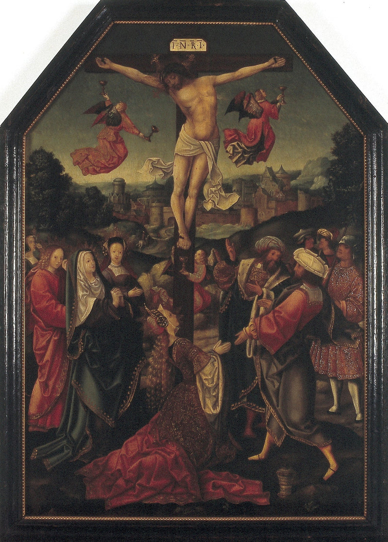 Ristiinnaulitseminen - Jacob Cornelisz van Oostsanen