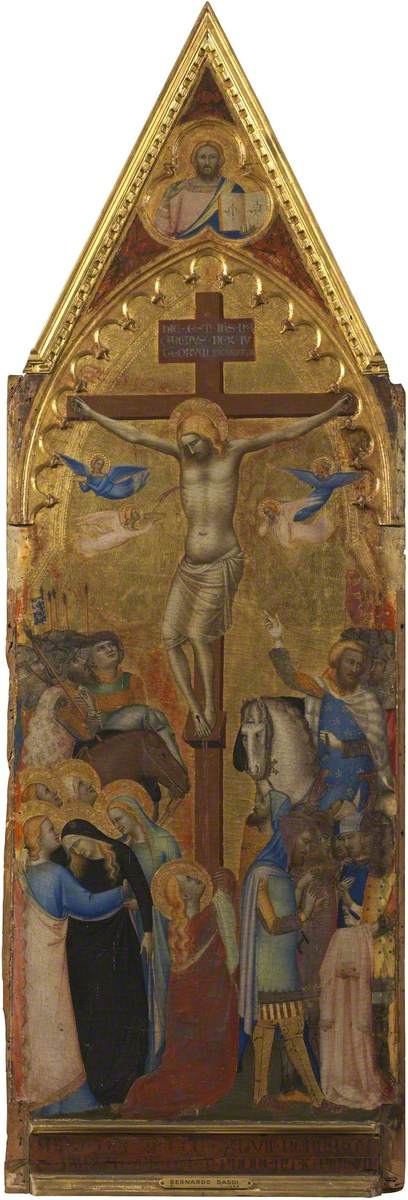 Ristiinnaulitseminen (moniptykki, paneeli 3/5) - Bernardo Daddi