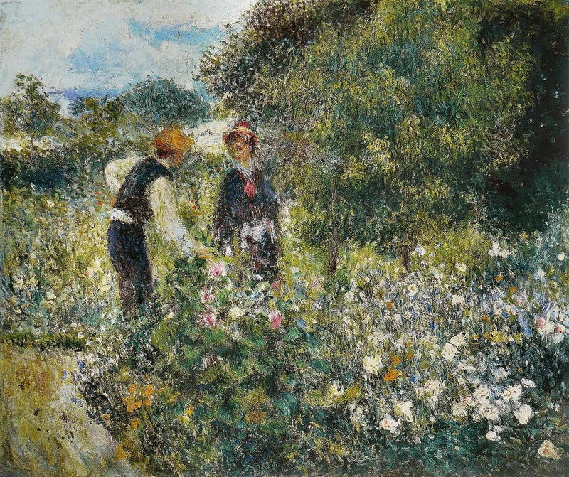 Kukkien poiminta - Pierre-Auguste Renoir