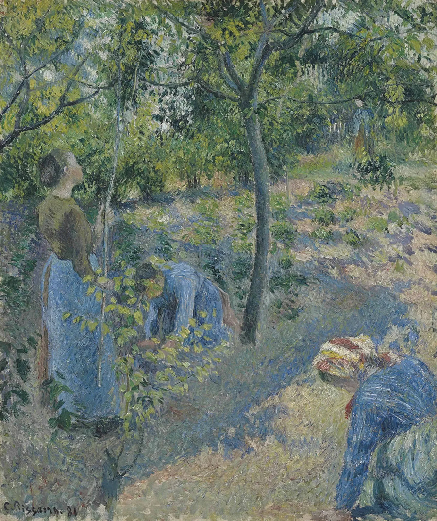 Omenanpoiminta - Camille Pissarro
