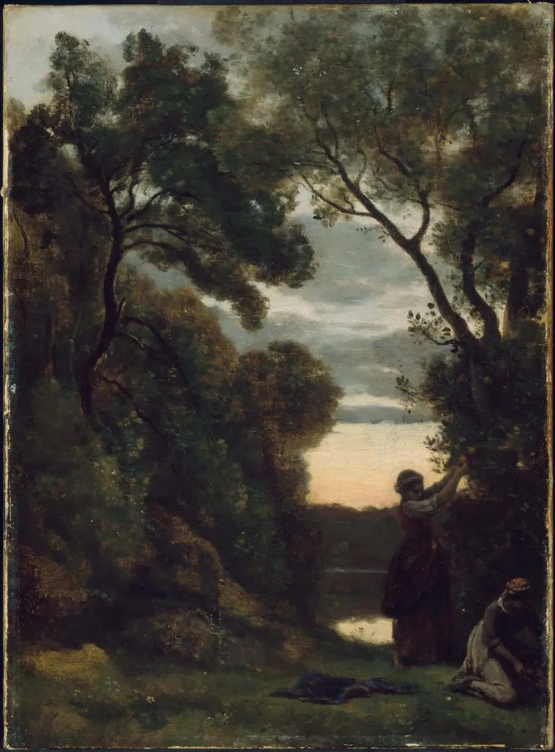 Laurellin keräys - Jean-Baptiste Camille Corot