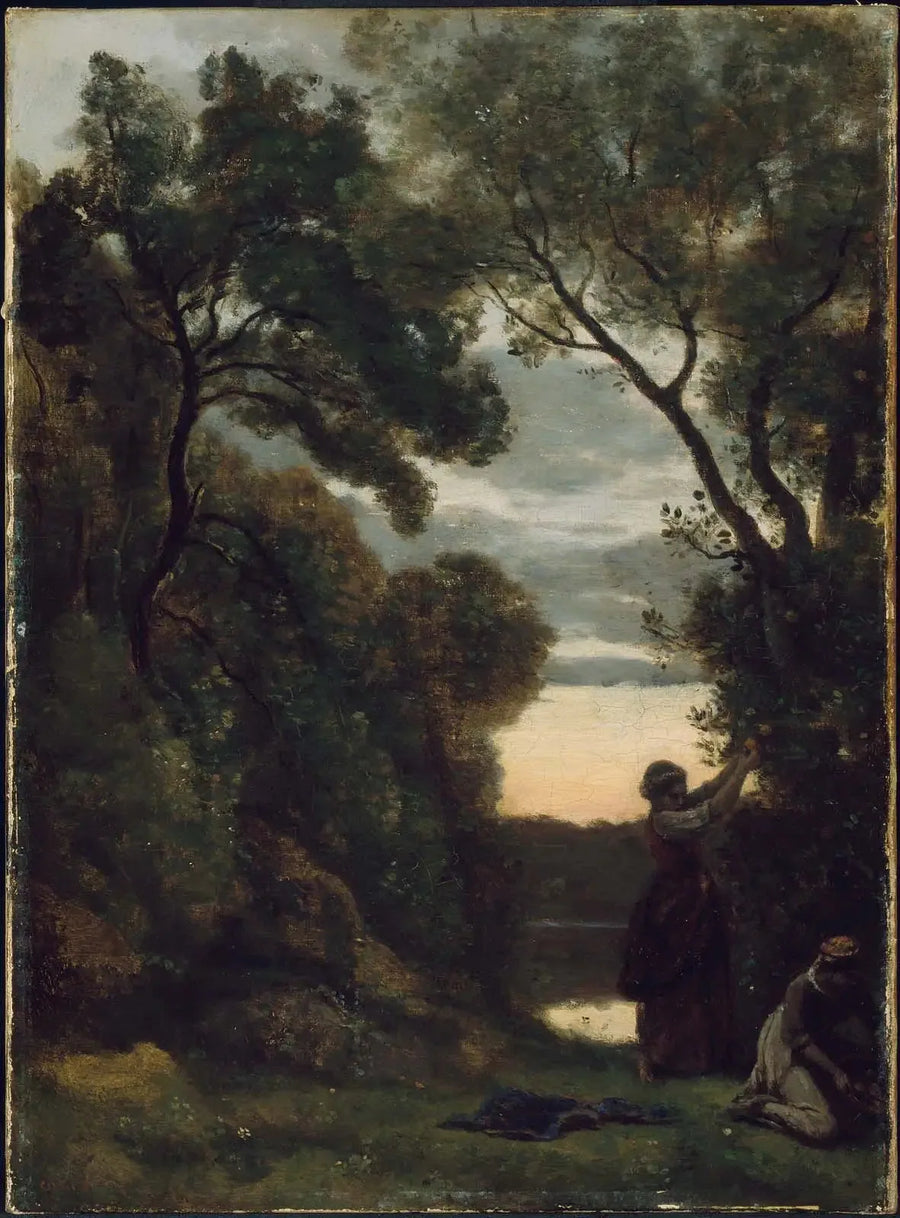 Laurellin keräys - Jean-Baptiste Camille Corot
