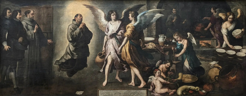 Enkeleiden keittiö - Bartolomé Esteban Murillo