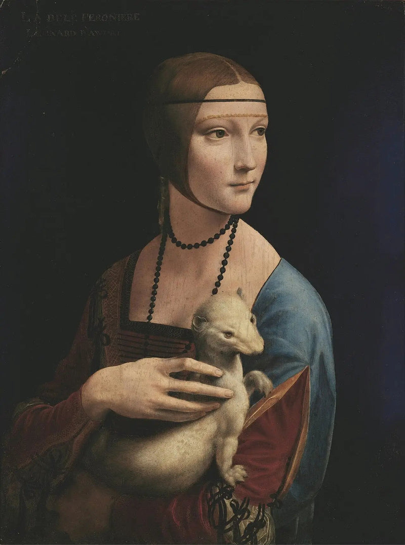 Eremiiniä kantava nainen - Leonardo da Vinci