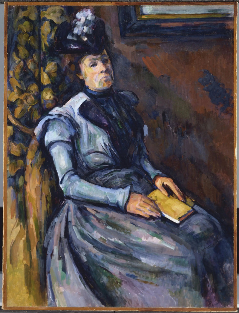 Kirjaa pitävä nainen - Paul Cézanne