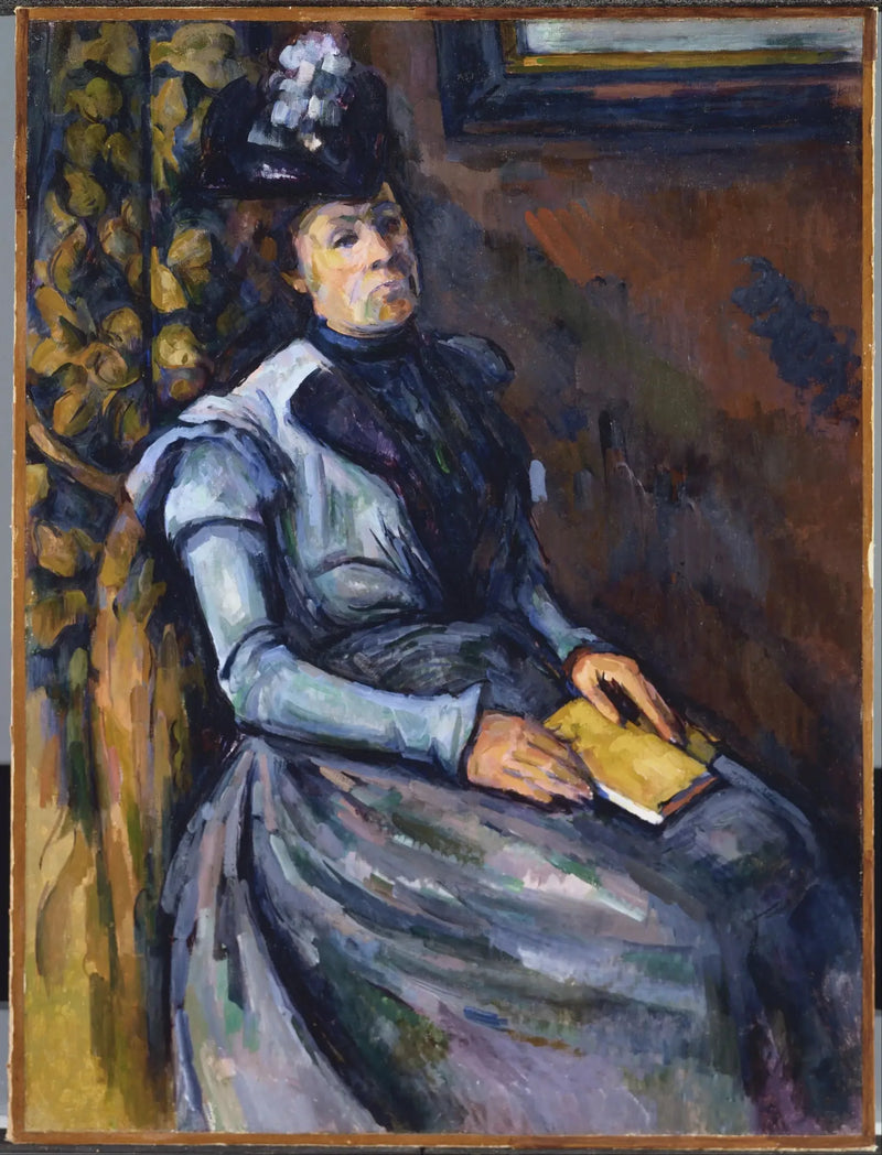 Kirjaa pitävä nainen - Paul Cézanne