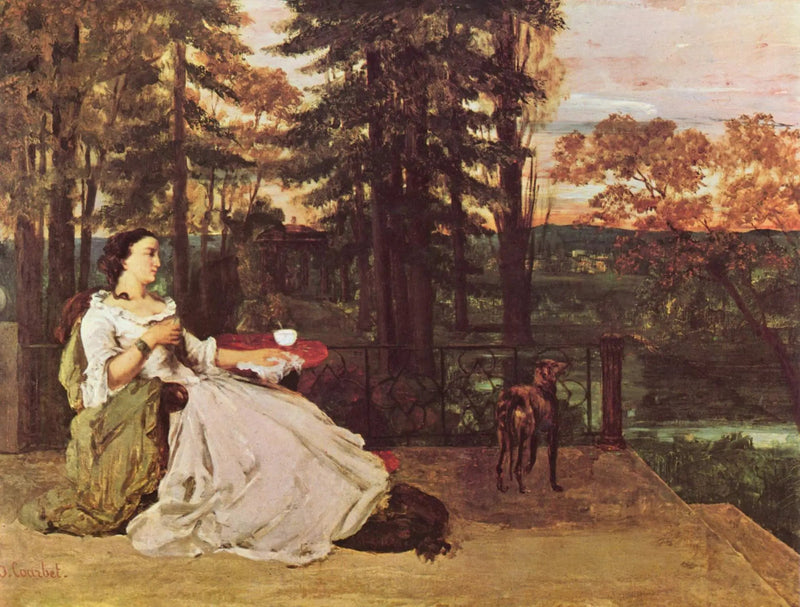 Francfortin nainen - Gustave Courbet