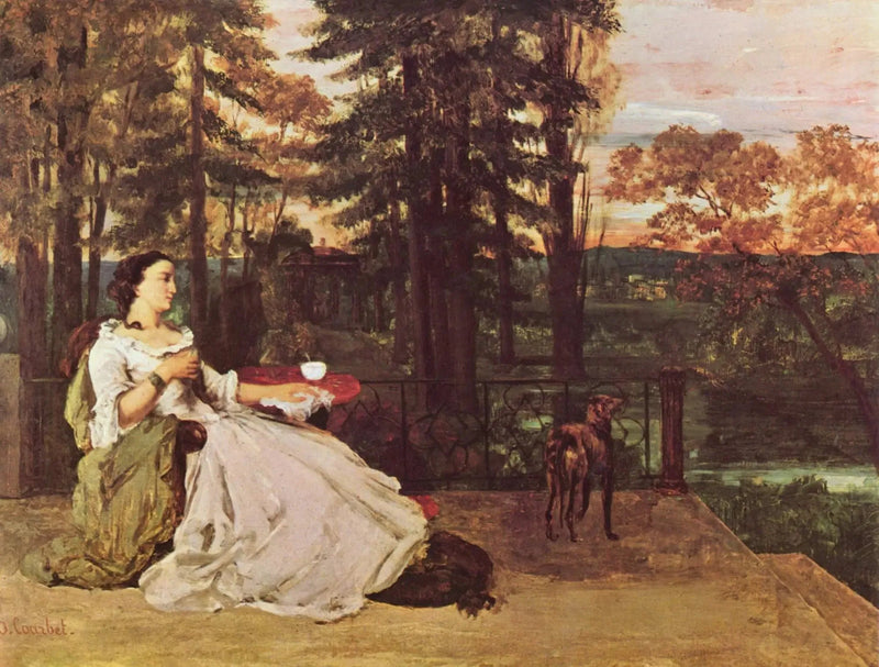 Francfortin nainen - Gustave Courbet