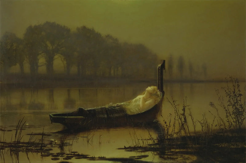 Shalottin nainen - John Atkinson Grimshaw