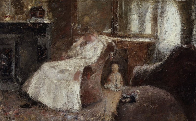 Nainen valkoisissa - Jan Toorop
