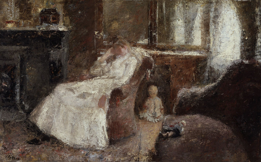 Nainen valkoisissa - Jan Toorop