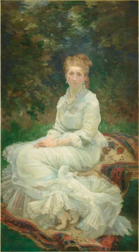 Valkoinen nainen - Marie Bracquemond