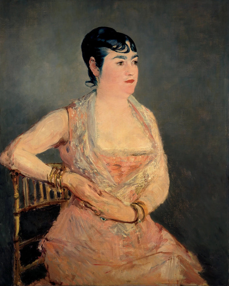 Ruusuinen nainen - Édouard Manet