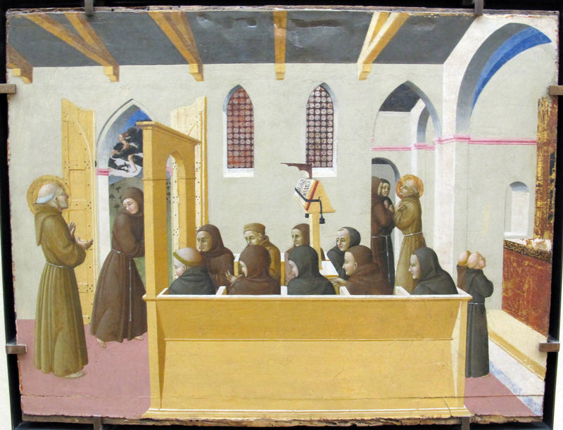 La Damnation de l'âme de l'avare de Citerna - Stefano di Giovanni (Sassetta)