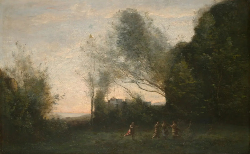 Nymfin tanssi - Jean-Baptiste Camille Corot