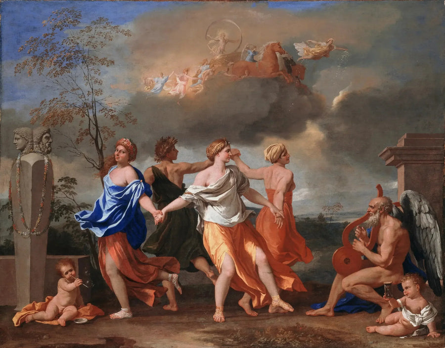 Ihmisen elämän tanssi - Nicolas Poussin
