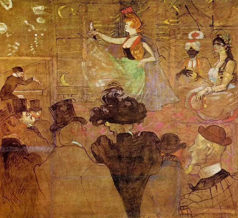 Maureski tanssi - Henri de Toulouse-Lautrec