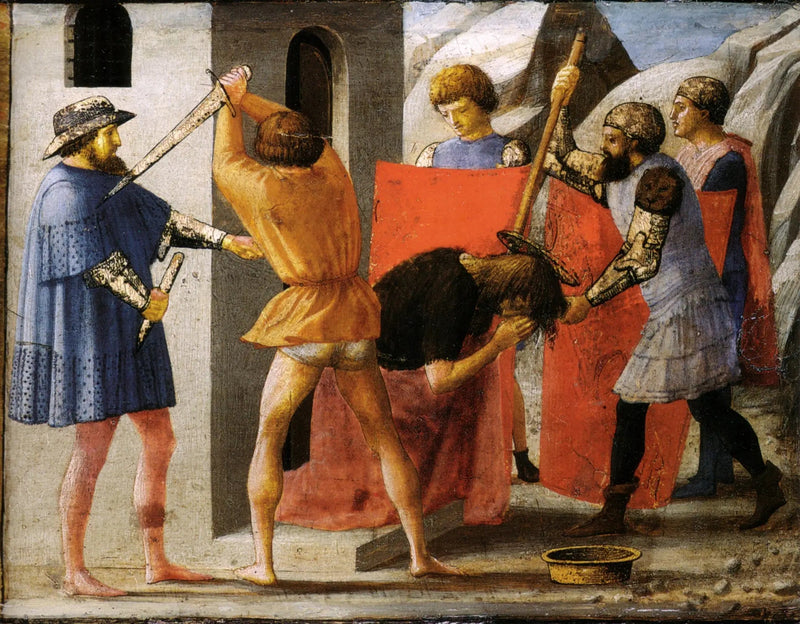Pyövelöiminen Pyhä Johannes Kastajalle - Masaccio