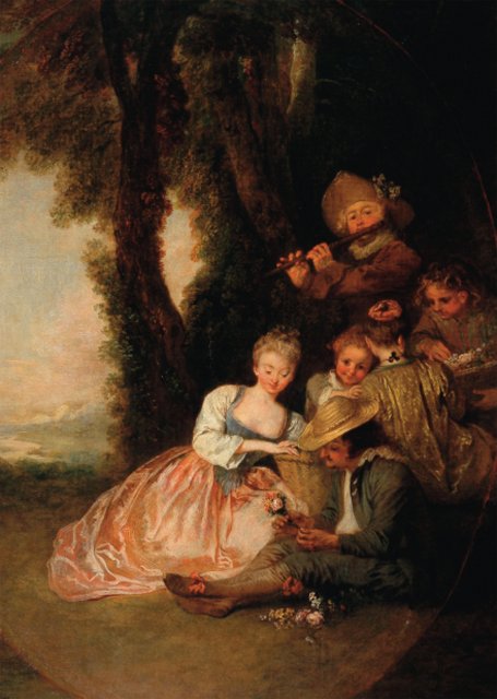 Odotettu ilmoitus - Antoine Watteau
