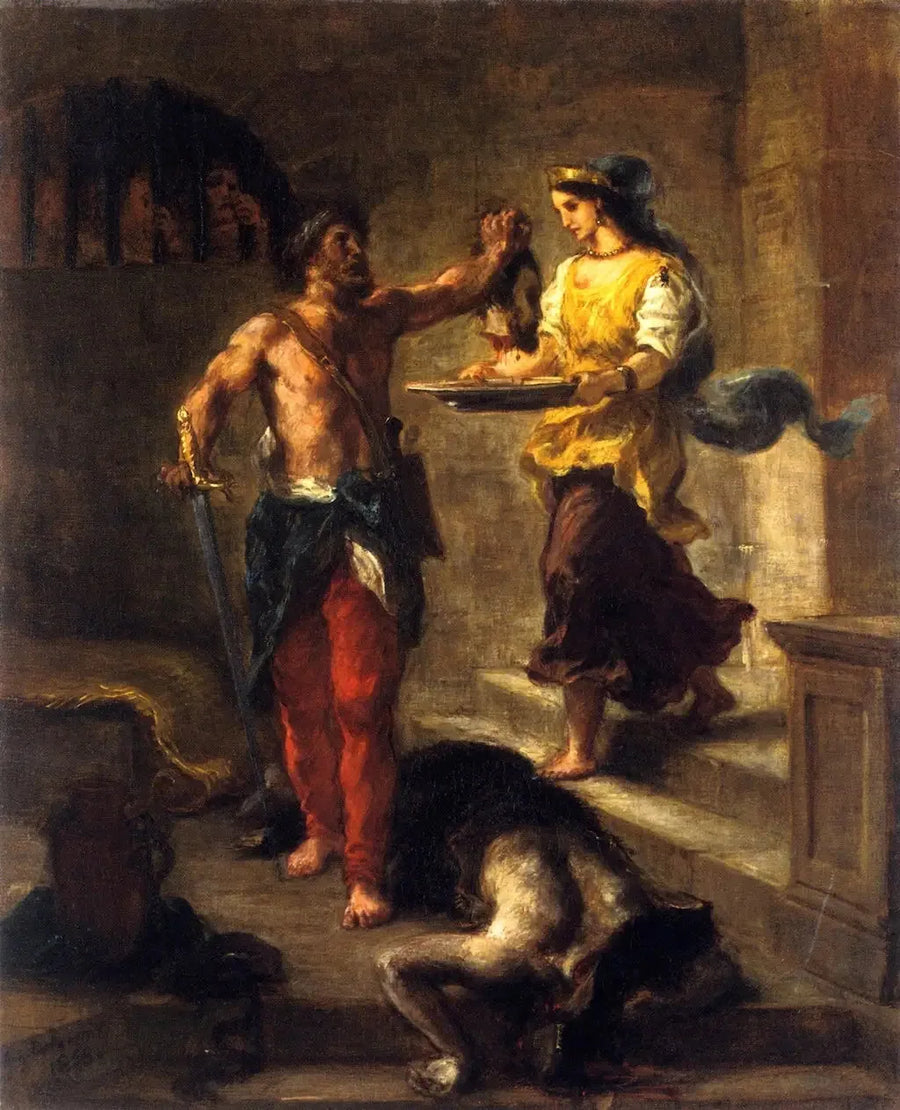 Pyhän Johannes Kastajan mestauksen - Eugène Delacroix