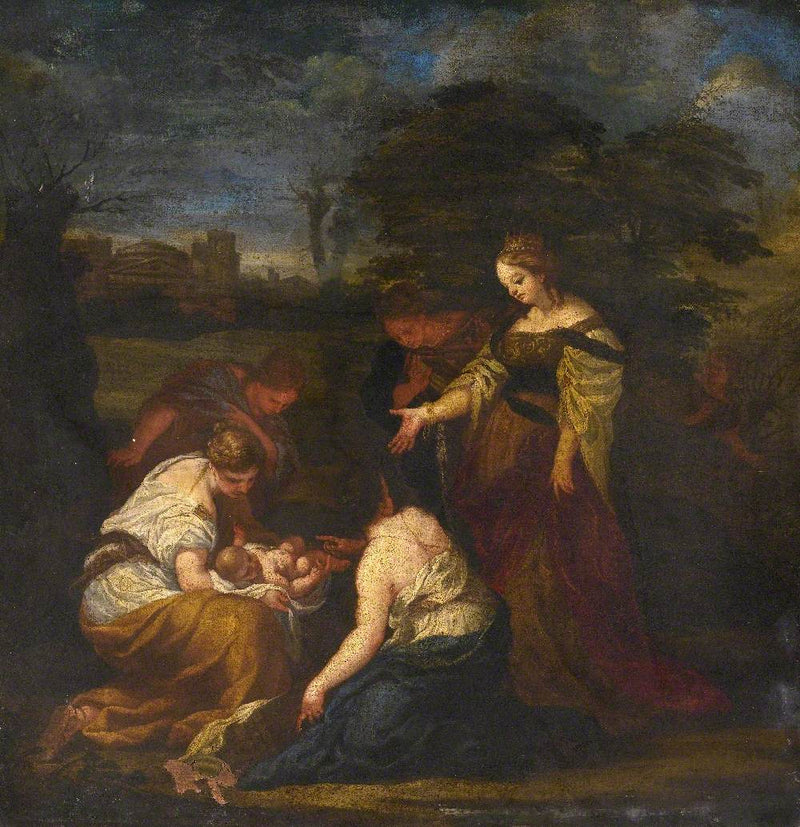 Mooses löytö jäniksissä - Pietro da Cortona