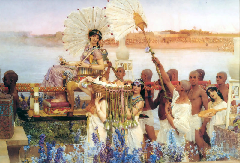 Moïsen löytö - Lawrence Alma-Tadema