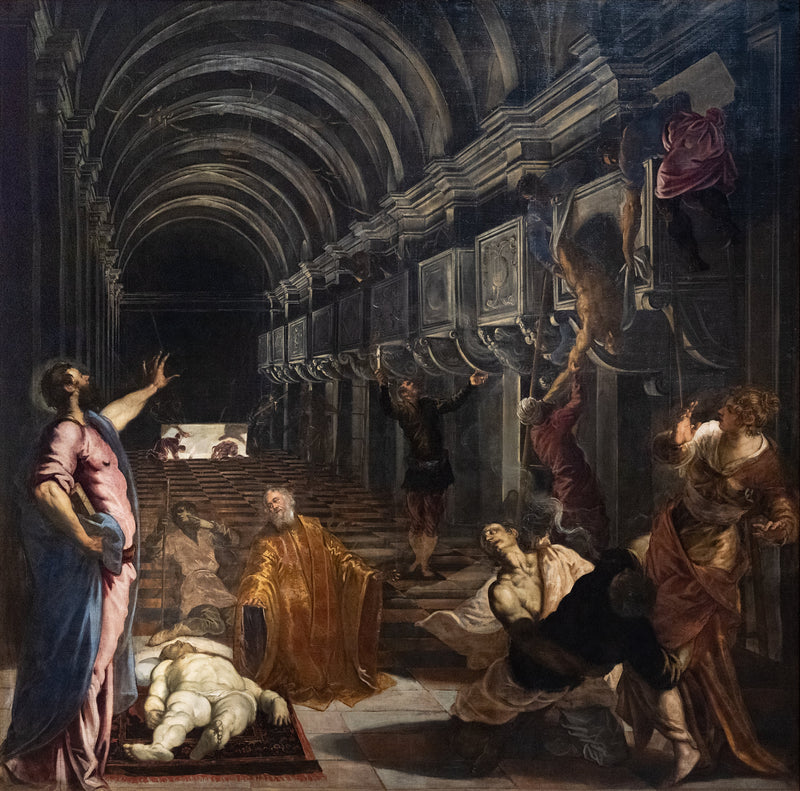 Pyhä Markuksen ruumiin löytö - Jacopo Tintoretto