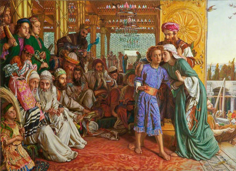 Pelastajan löytö temppelissä - William Holman Hunt