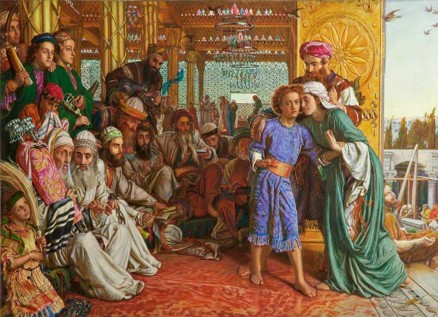 Pelastajan löytö temppelissä - William Holman Hunt