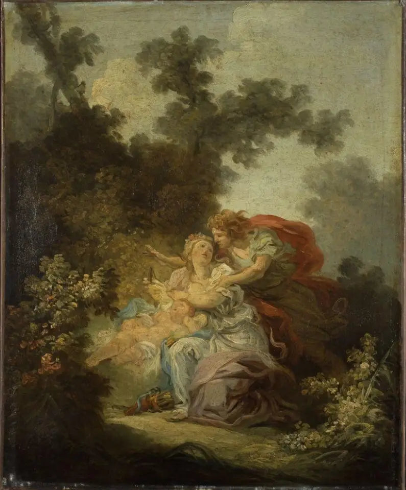 Rakkauden puolustus - Jean-Honoré Fragonard