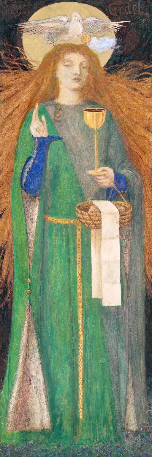 Sanct Graelin nuori nainen - Dante Gabriel Rossetti