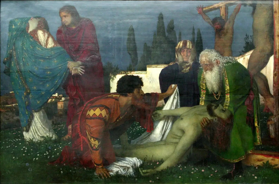 La Déposition - Arnold Böcklin
