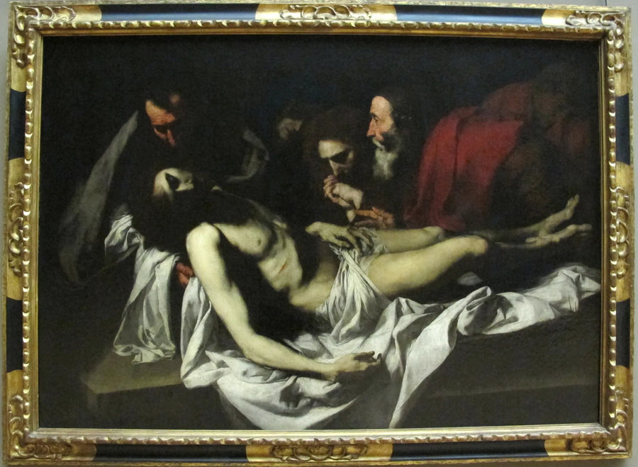 Kristuksen hautaaminen - Jusepe de Ribera