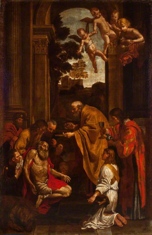 Pyhän Jeronimin viimeinen ehtoollinen - Domenichino
