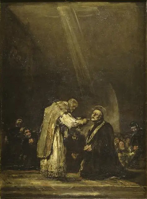 San José de Calasanzin viimeinen ehtoollinen - Francisco de Goya
