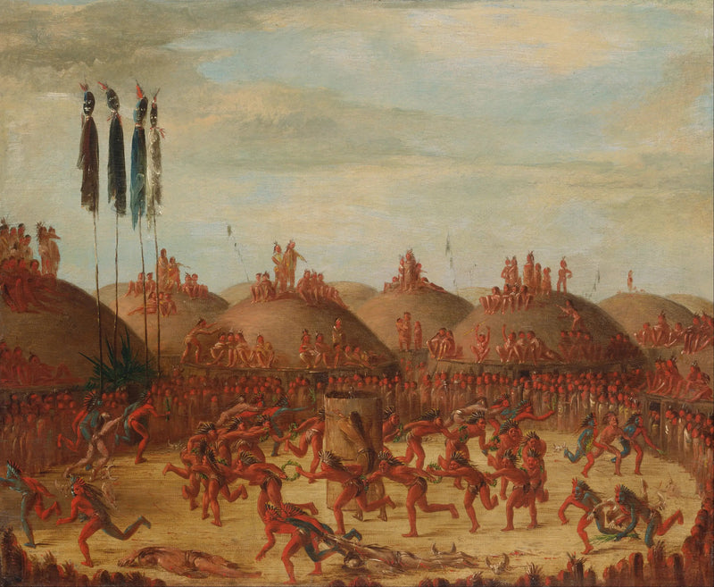 Viimeinen kilpailu, Mandan O-kee-pa -seremonia - George Catlin