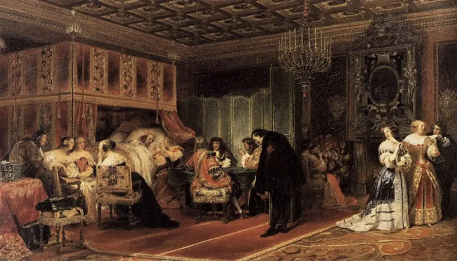 Kardinaali Mazarin viimeinen sairaus - Paul Delaroche