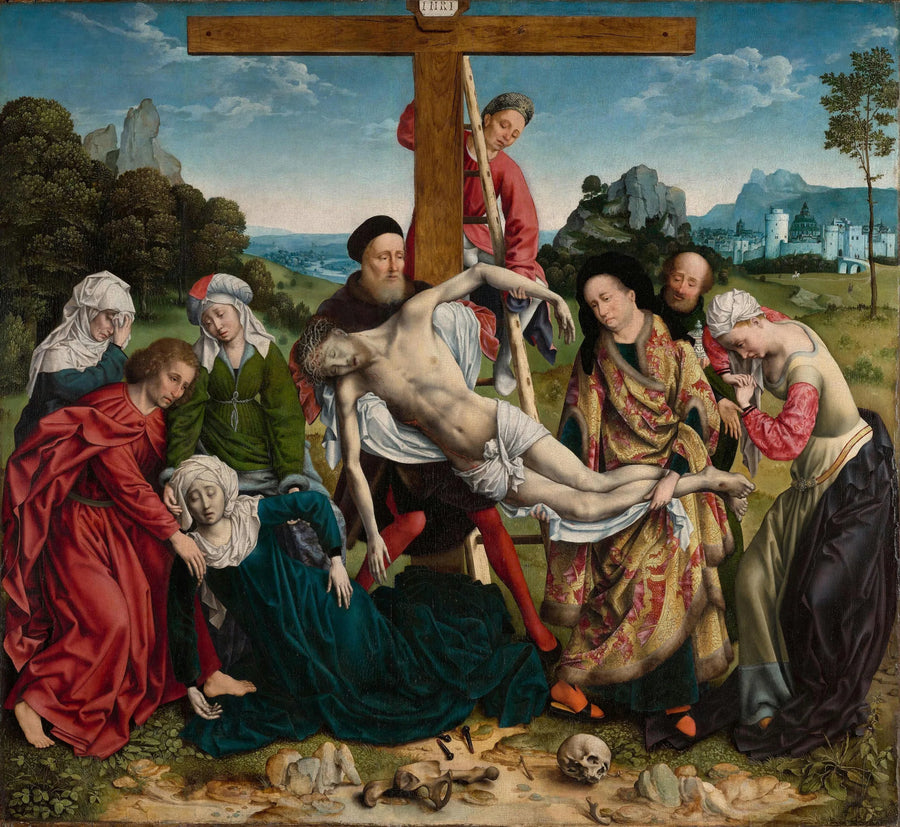 Ristinlasku - Joos van Cleve