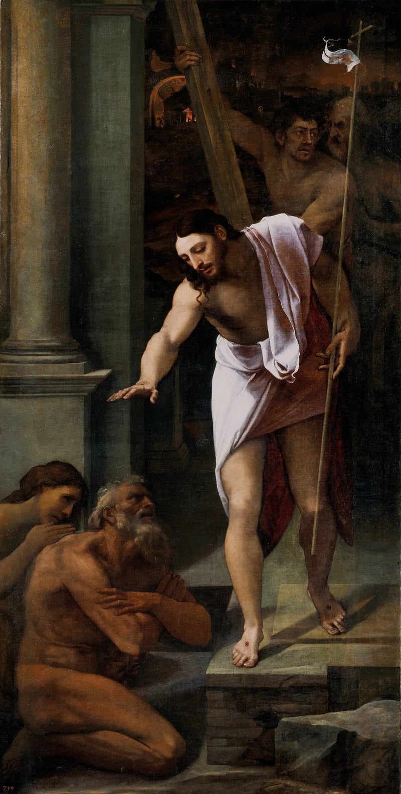 Kristuksen laskeutuminen tuonelaan - Sebastiano del Piombo
