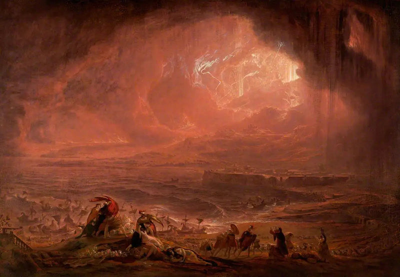 Herkulanumin ja Pompeijin tuhoutuminen - John Martin