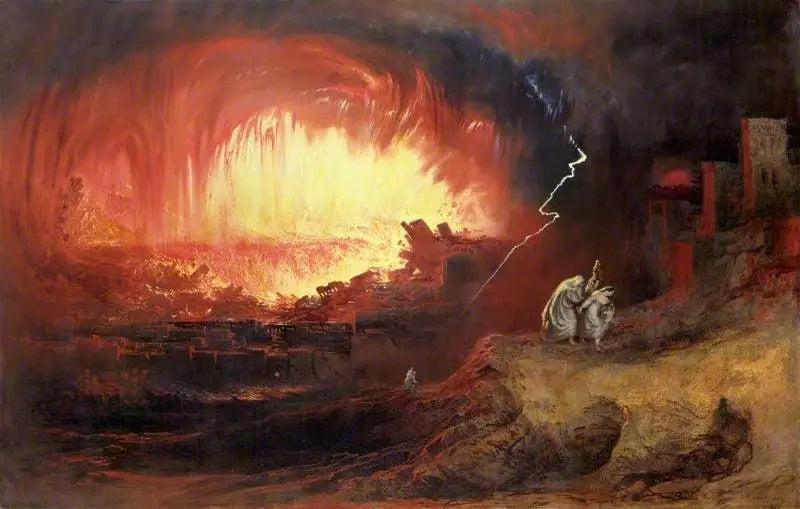 Sodoman ja Gomorran tuhoaminen - John Martin