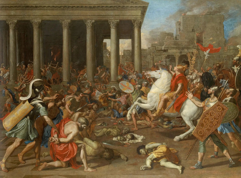 Jerusalemin temppelin tuhoaminen - Nicolas Poussin