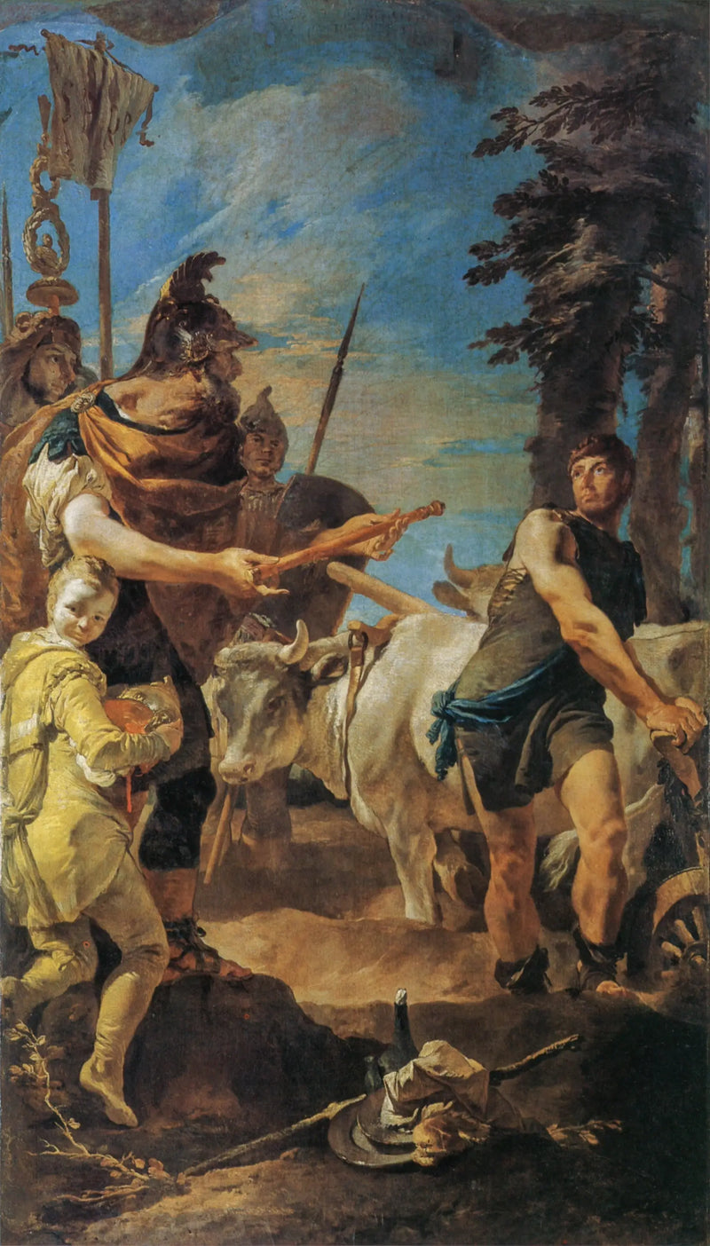 Cincinnatusille tarjottu diktatuuri - Giovanni Battista Tiepolo