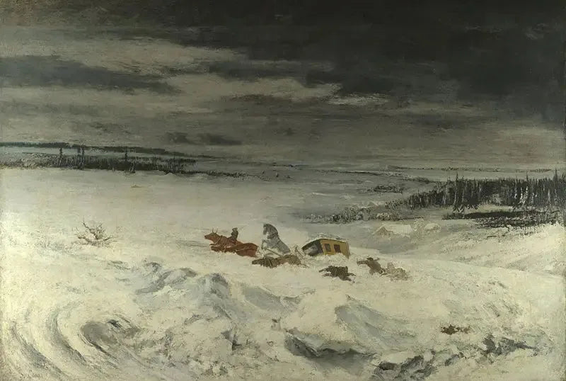 Tarmo lumessa - Gustave Courbet